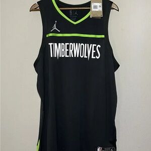 Jordan Minnesota Timberwolves BLANK Authentic Statement Jersey XL NWT NBA Nike